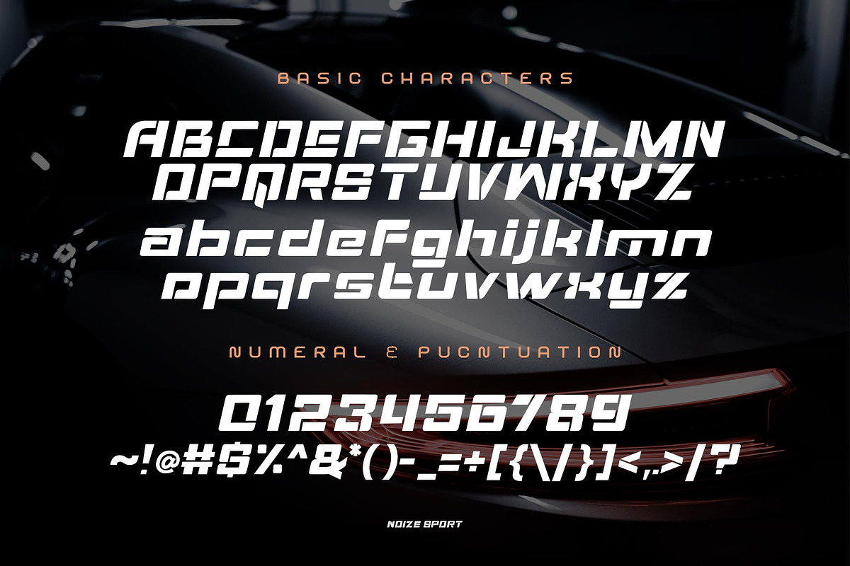 Noize Sport Typeface, a Sans Serif Font by alit design (Photo 11 of 16)
