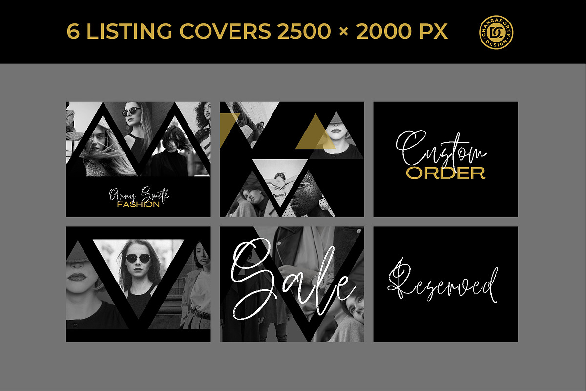 Editable ETSY shop template Canva, a Websites & App Template by Chakraborty Design (Photo 5 of 7)