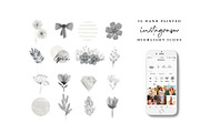 64 Watercolor Instagram Highlight, a Work Illustration by beatriceviyiwi (Thumbnail 5 of 5)