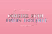 Dolington Font Duo, a Serif Font by Salt & Pepper Designs (Thumbnail 3 of 8)