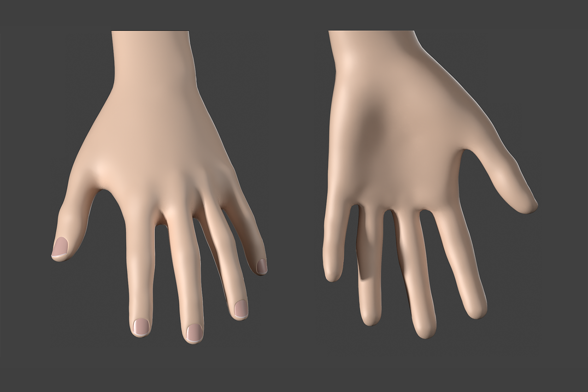 Stylized Female 01 A-Pose Base Mesh, a Characters & Person 3D Model by VK Studio (Photo 18 of 27)