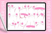 Procreate Breast Mature NSFW brushes, a Brush Add-On by Revabrush (Thumbnail 5 of 5)