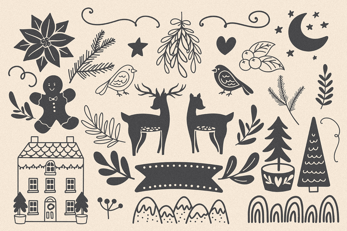 Christmas Font & Doodles collection, a Script Font by CallMeStasia (Photo 6 of 18)