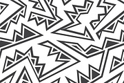 Monochrome Tribal Patterns, a Pattern Graphic by Gudiny (Thumbnail 16 of 22)