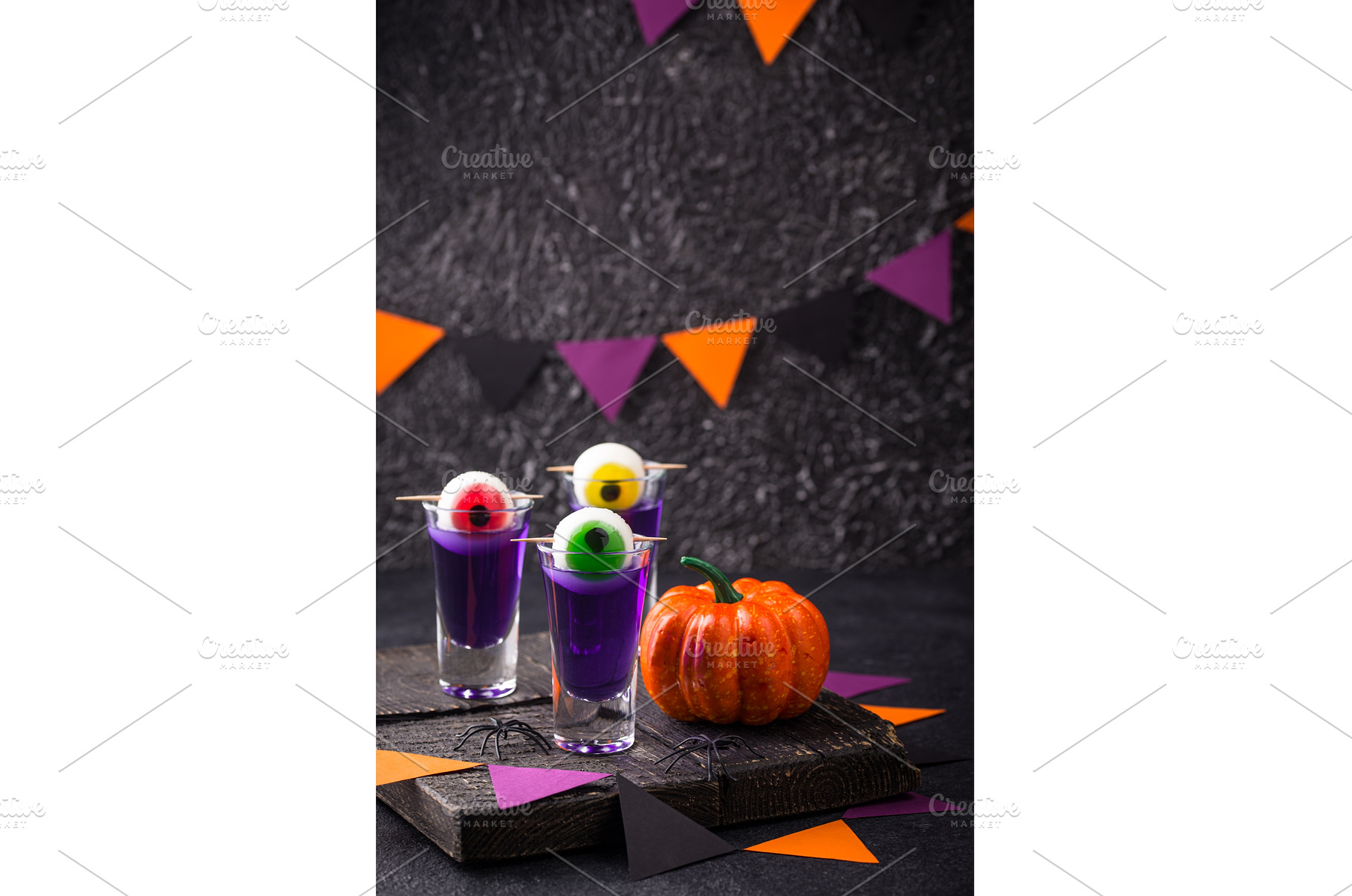 Halloween purple cocktail with eyes., a Food & Drink Photo by Yulia Furman