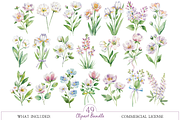 Blush and Dusty Rose Wildflower, an Illustration by MockupWizard (Thumbnail 2 of 6)