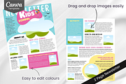 Kids Newsletter Canva Template, an Email Template by PixelCraft (Thumbnail 3 of 9)