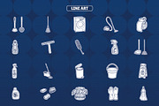 Cleaning Clipart Illustration, an Object Illustration by Decoconio Design (Thumbnail 3 of 6)