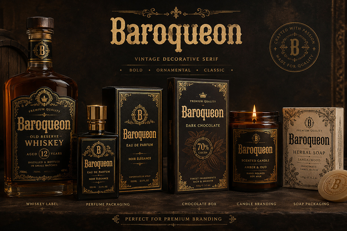 Baroqueon, a Slab Serif Font by Wow Magic (Photo 4 of 7)
