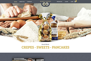Bakery Landing Web Template