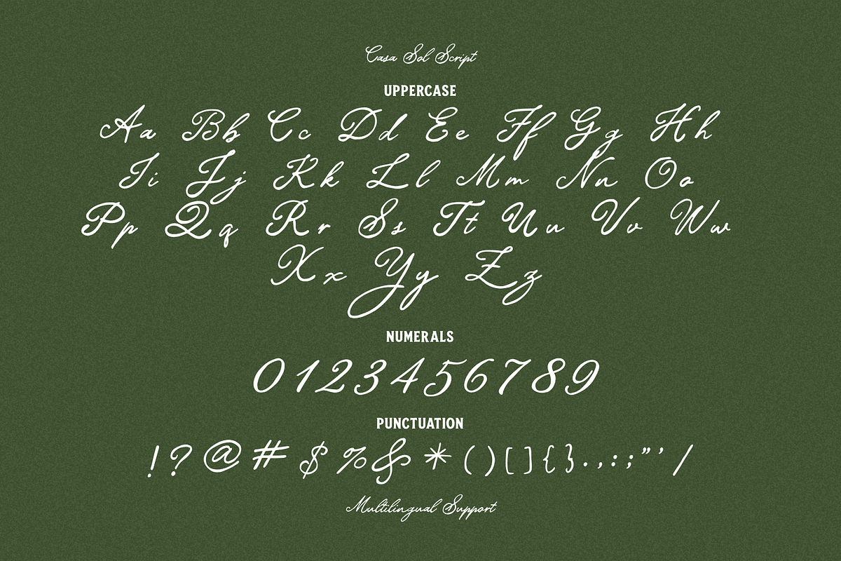 Casa Sol – Mediterranean Font Duo, a Script Font by Creacy Studio (Photo 10 of 10)