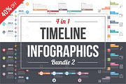 Timelines Infographics - Bundle 2, a Graphic by PixMarket (Thumbnail 1 of 5)