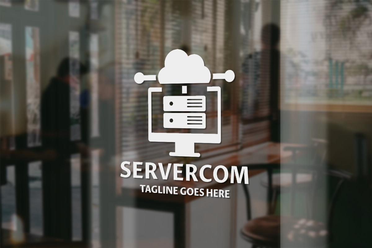 Servercom Logo, a Branding & Logo Template by Design_Planet