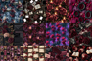 Romance Gothic Rose Digital Paper, a Pattern Graphic by LA Design (Thumbnail 4 of 10)