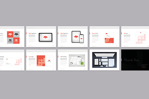 Brand Guidelines Black & Red Layoud