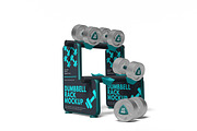 Dumbbell Rack Mockup, a Product Mockup by bimockup (Thumbnail 5 of 6)