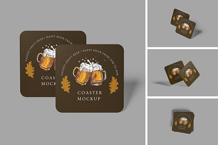 Coaster Mockup