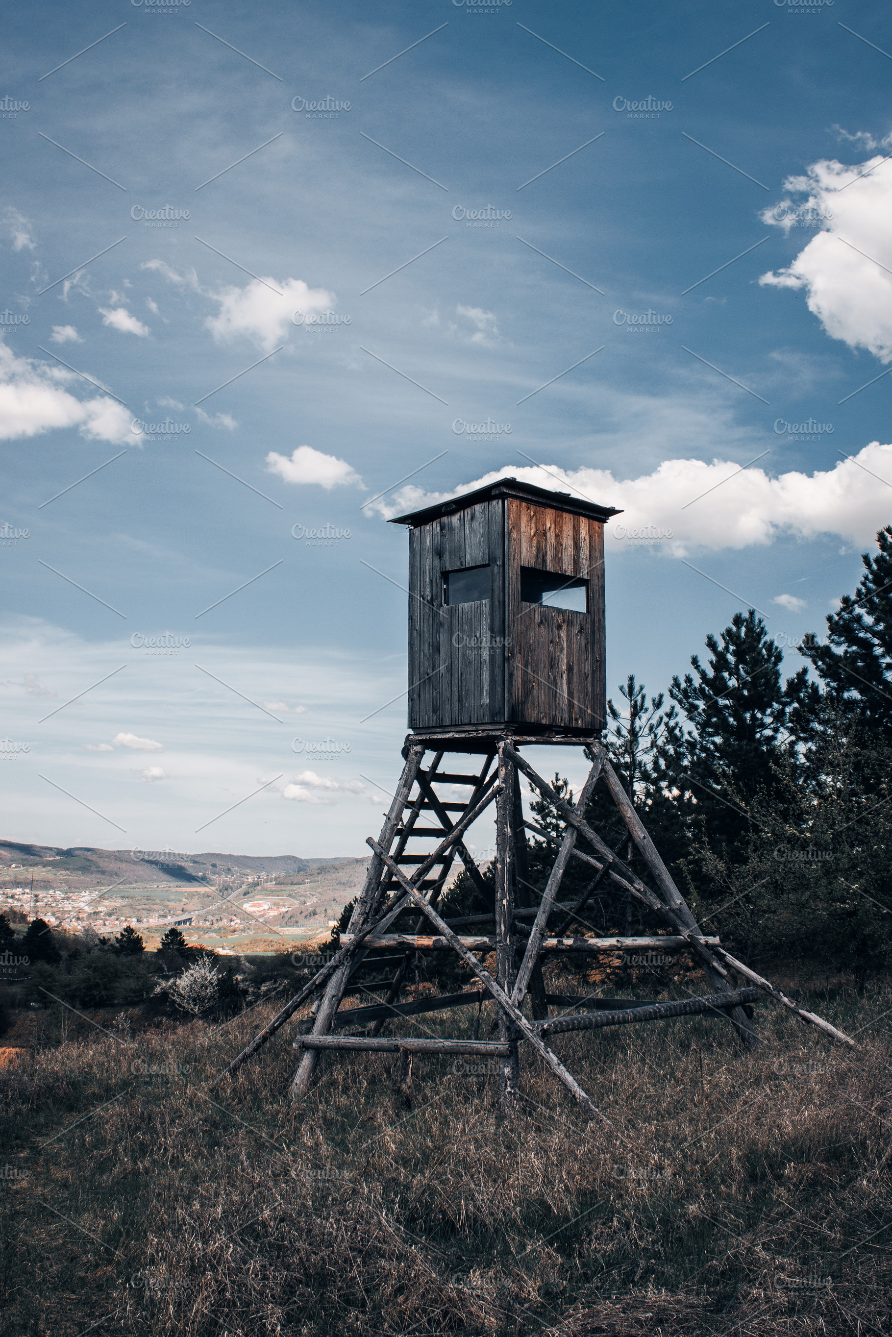 Hunting Stand #1, a Nature Photo by jakub_kopecky