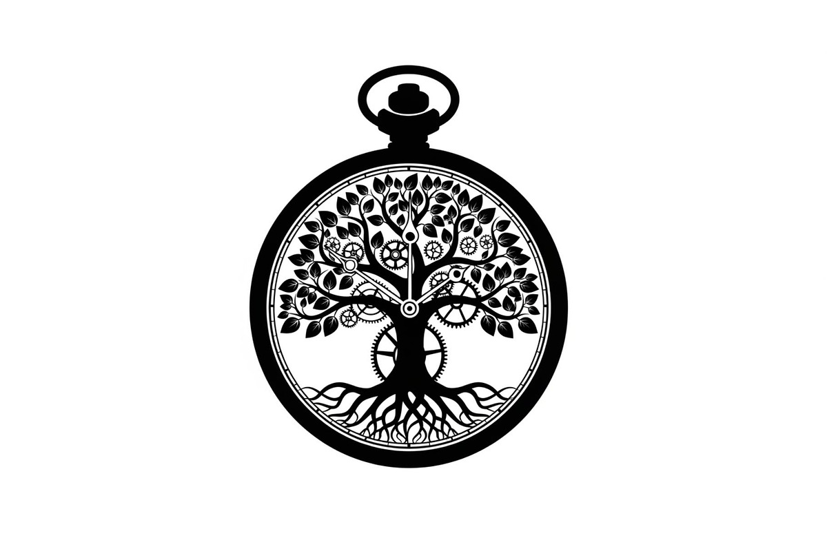 Steampunk Tree of Life Symbol Bundle, an Illustration by yasushie (Photo 23 of 31)