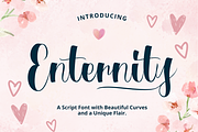 Enternity, a Script Font by Gatype (Thumbnail 1 of 9)