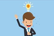 Businessman thinking money, a Finance Illustration by Karawan (Thumbnail 1 of 3)