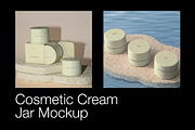 Cosmetic Cream Jar Mockup Kit, a Packaging Mockup by Mocktopia (Thumbnail 1 of 8)