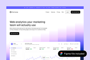 Chartwise — Framer SaaS Template, a Landing Page Template by Johnny Jakubowicz