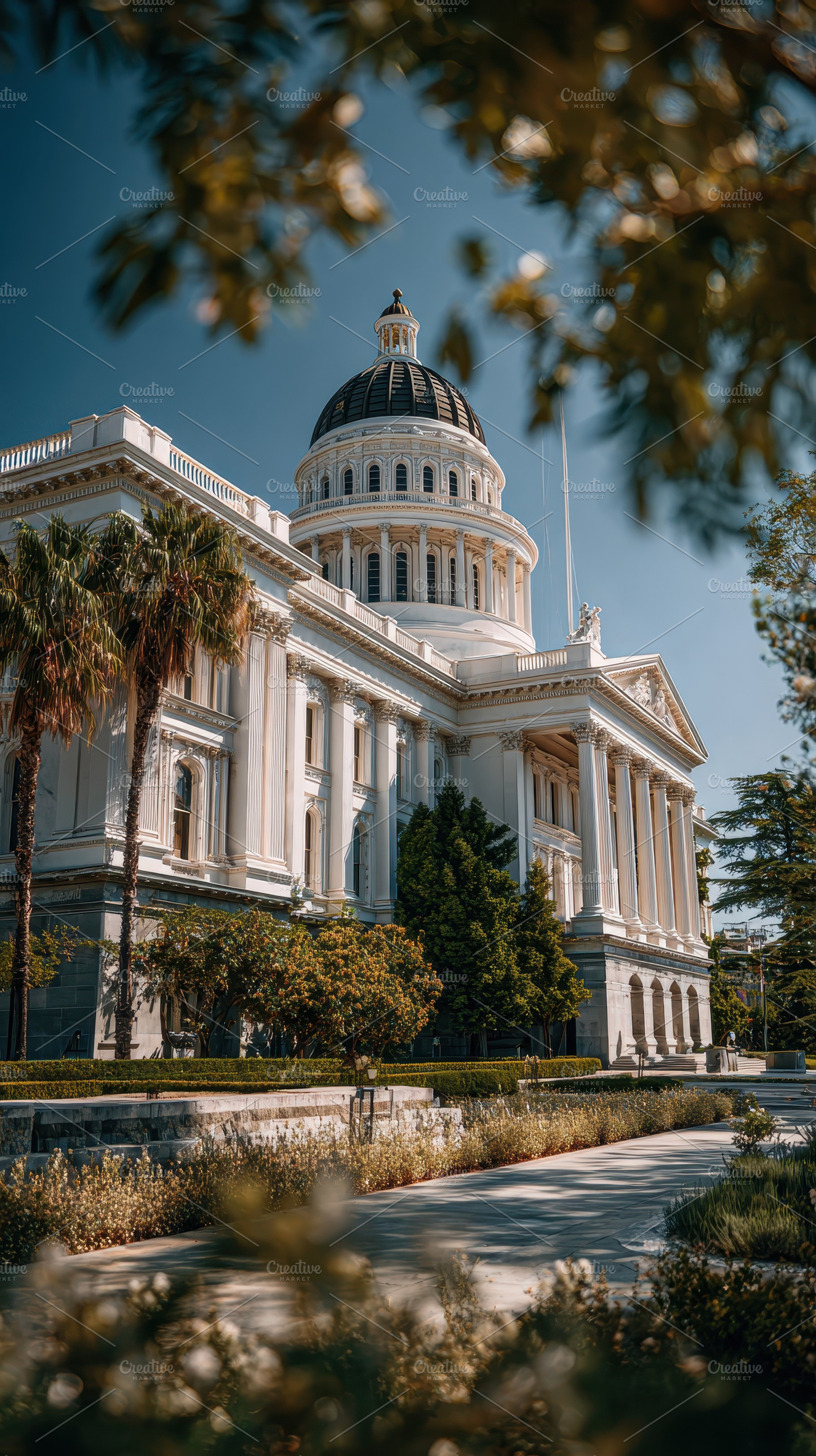 California State Capitol Building Ma, a Photo by Pixeness Studio