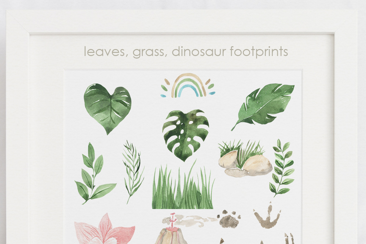 Dinosaurs cute illustration, an Illustration by Love Watercolor Store (Photo 10 of 13)