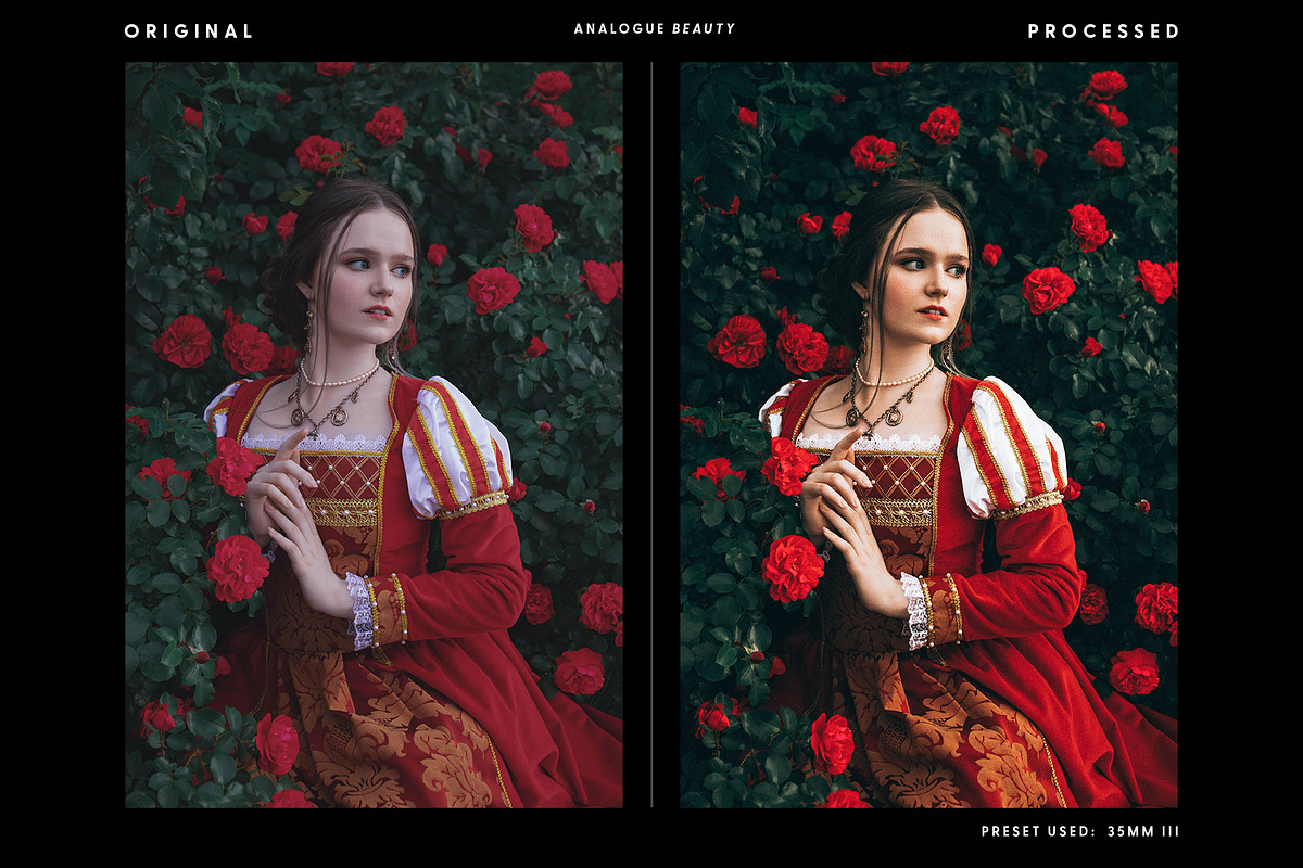 Analogue Beauty - Actions & Presets, an Action Add-On by Hydrozi Presets (Photo 6 of 13)