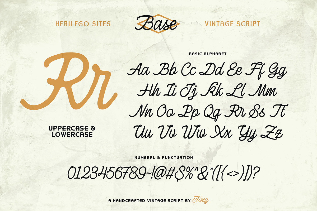 Herilego Sites Typeface, a Script Font by alit design (Photo 4 of 17)