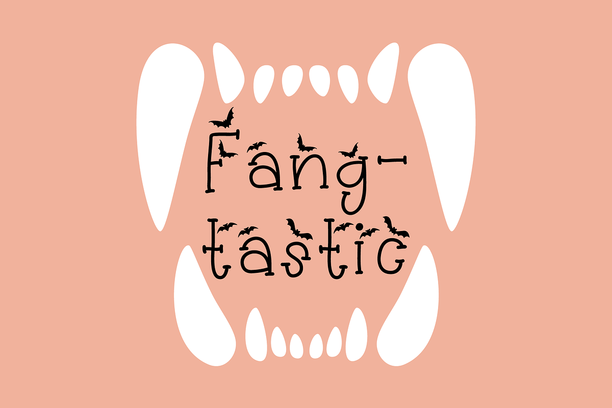 Batty Belfry Halloween Bats Font, a Serif Font by Dancing with Ink (Photo 18 of 24)