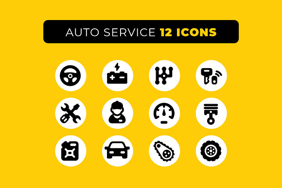 Auto Service Icons