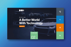 Automotive - Webdesign Adobe XD