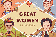 Great Women In History, an Education Illustration by Yeticrab (Thumbnail 3 of 4)