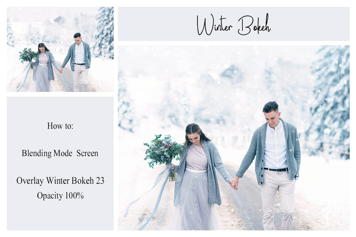 30 Winter Bokeh Overlays, a Texture Graphic by LovePhotoMoment (Photo 9 of 11)