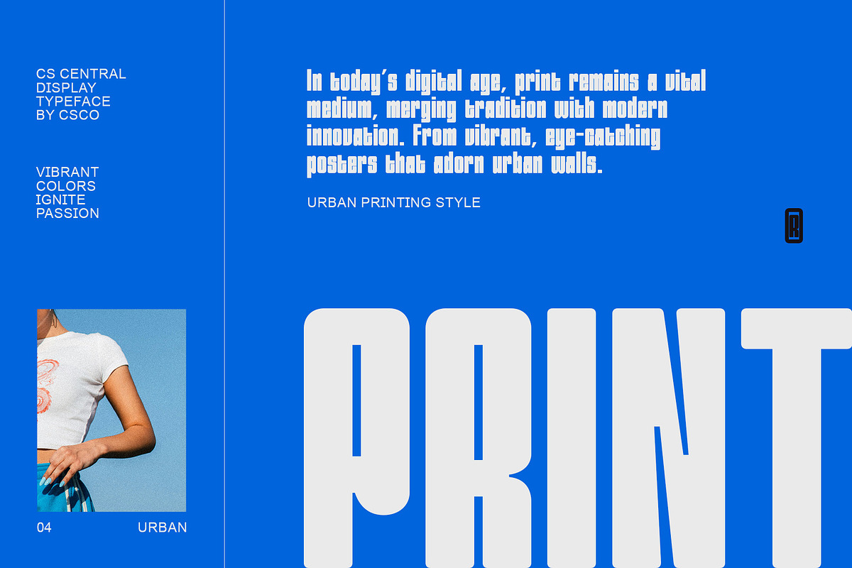 CS Central – Condensed Font, a Sans Serif Font by Craft Supply Co. (Photo 2 of 8)