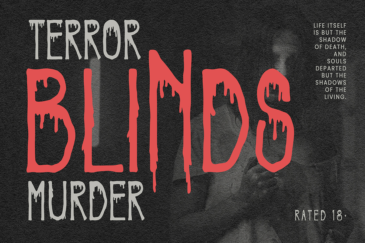 Faols Buloed Dripping Horror Display, a Sans Serif Font by Maulana Creative (Photo 5 of 7)