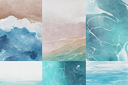 BUNDLE | Watercolor Backgrounds, a Texture Illustration by ArtbyHien (Thumbnail 5 of 15)