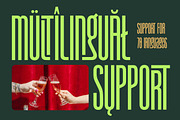 Hillhurst - Sans Serif Ligature Font, a Sans Serif Font by Surplus Type Co (Thumbnail 5 of 8)