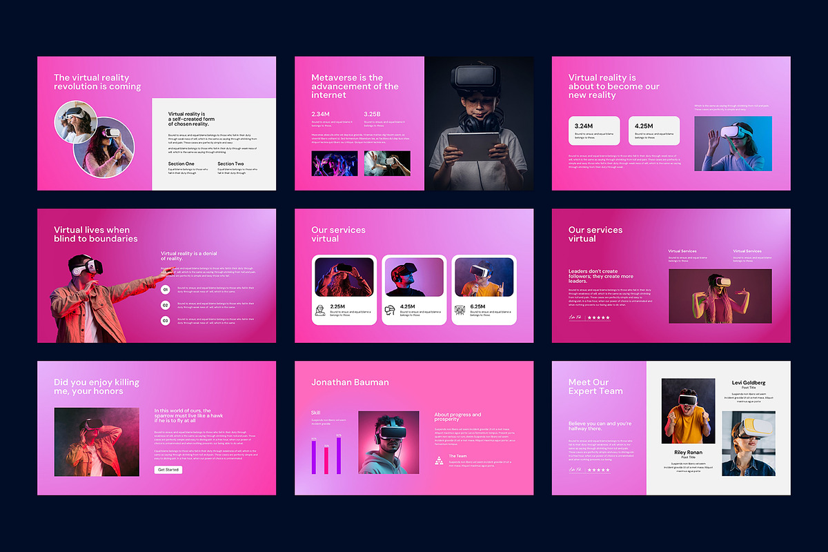 Virtual Reality Presentation Templat, a Presentation Template by evgenystudio (Photo 6 of 7)