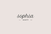 Sophia Premade Logo, a Branding & Logo Template by studiolmh (Thumbnail 5 of 6)