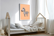 Watercolor zebra clipart, an Illustration by Idressart (Thumbnail 5 of 10)