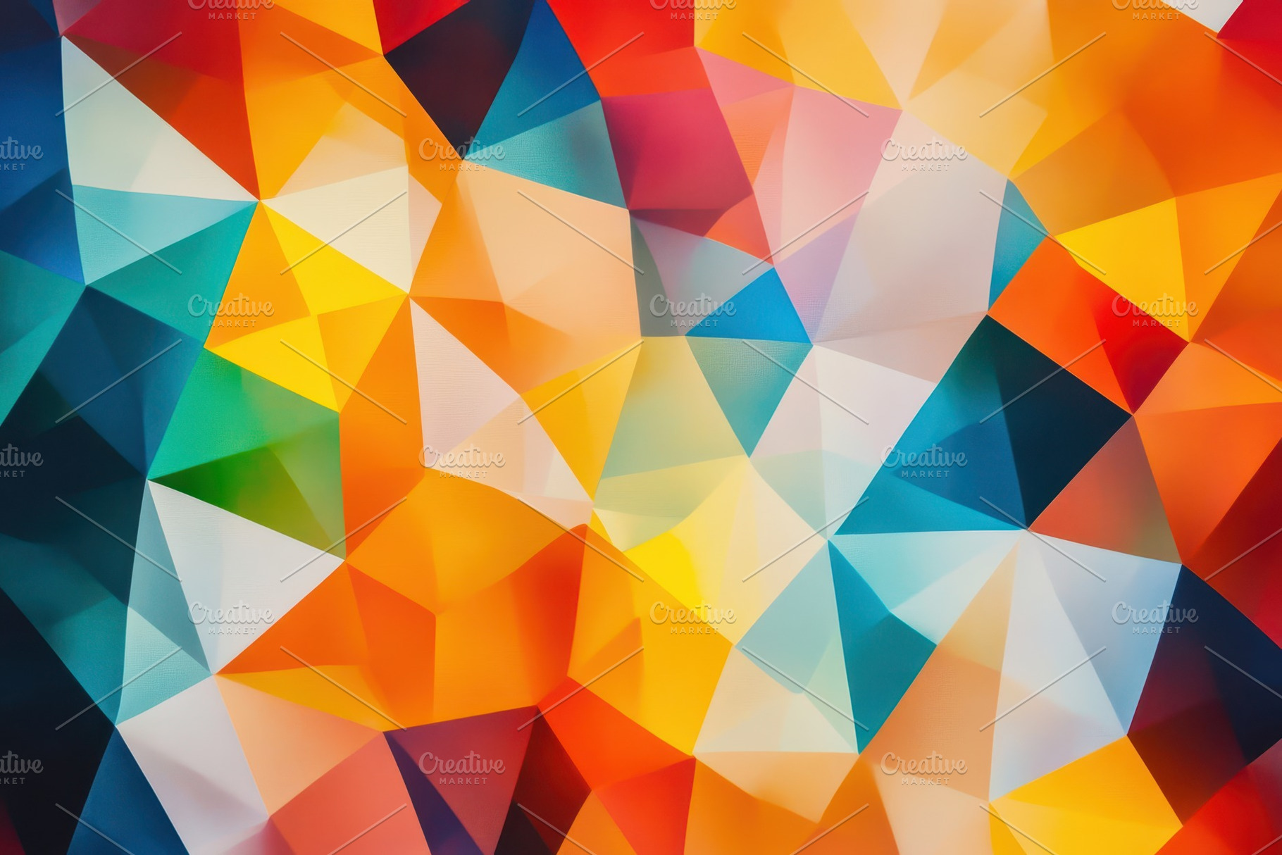 Vibrant mosaic patterns in geometric, a Photo by Pavel_design