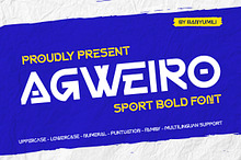 Agweiro- Bold Sport Font