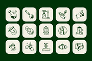 Biotechnology Doodle Icon Set, an Outline Icon by Vectors Market (Thumbnail 5 of 8)
