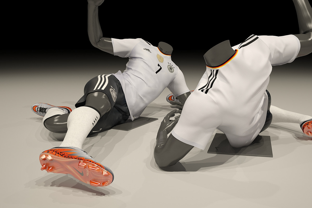 Male mannequin Football pack 3D, a Characters & Person 3D Model by mrGarret (Photo 15 of 17)