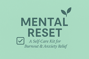 Burnout Recovery Kit for Women, a Stationery Template by WomanScorp Digital Kits
