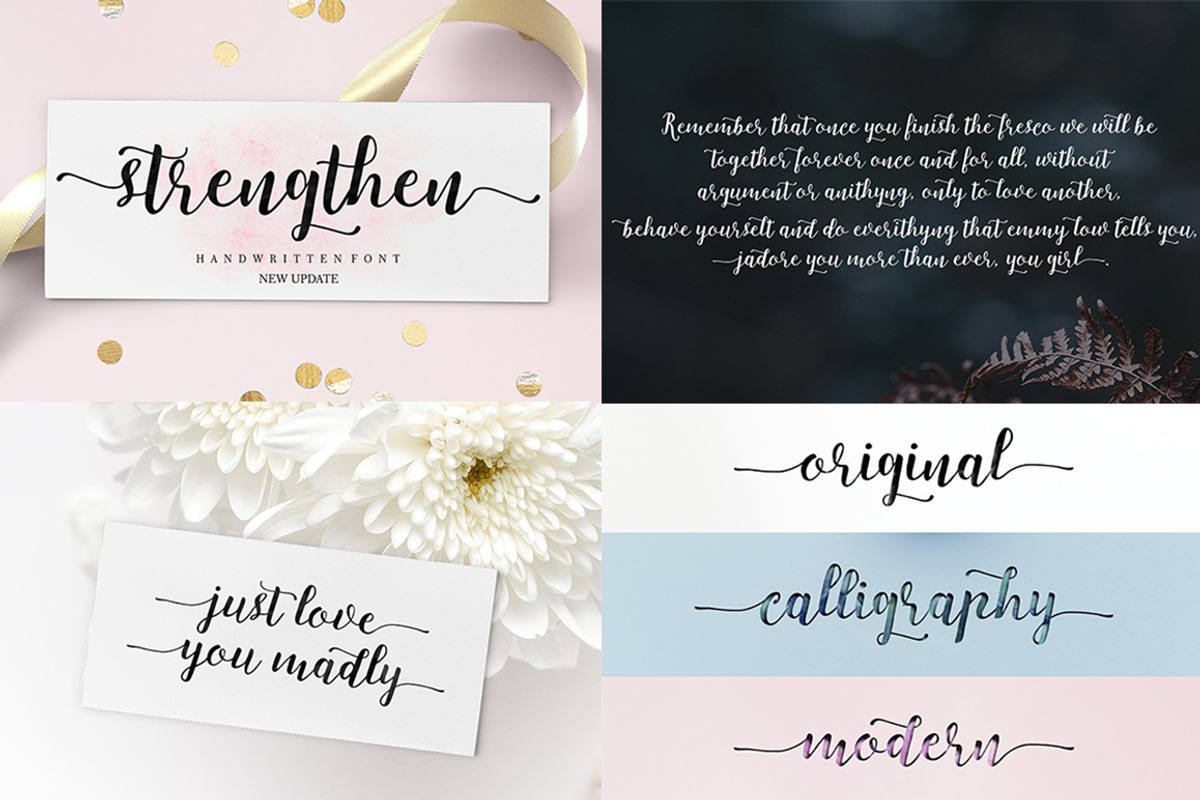 Handwritten Fonts Collection, a Script Font by Areatype (Photo 42 of 62)
