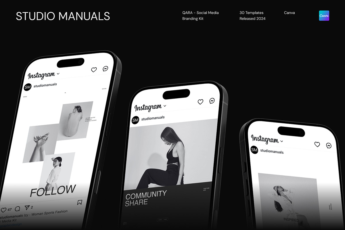 QARA – Social Media Branding Kit, a Social Media Template by Studio Manuals (Photo 6 of 8)